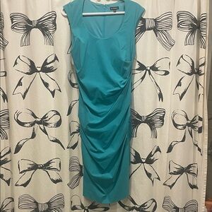 Le Chateau, Teal Sleeveless Dress